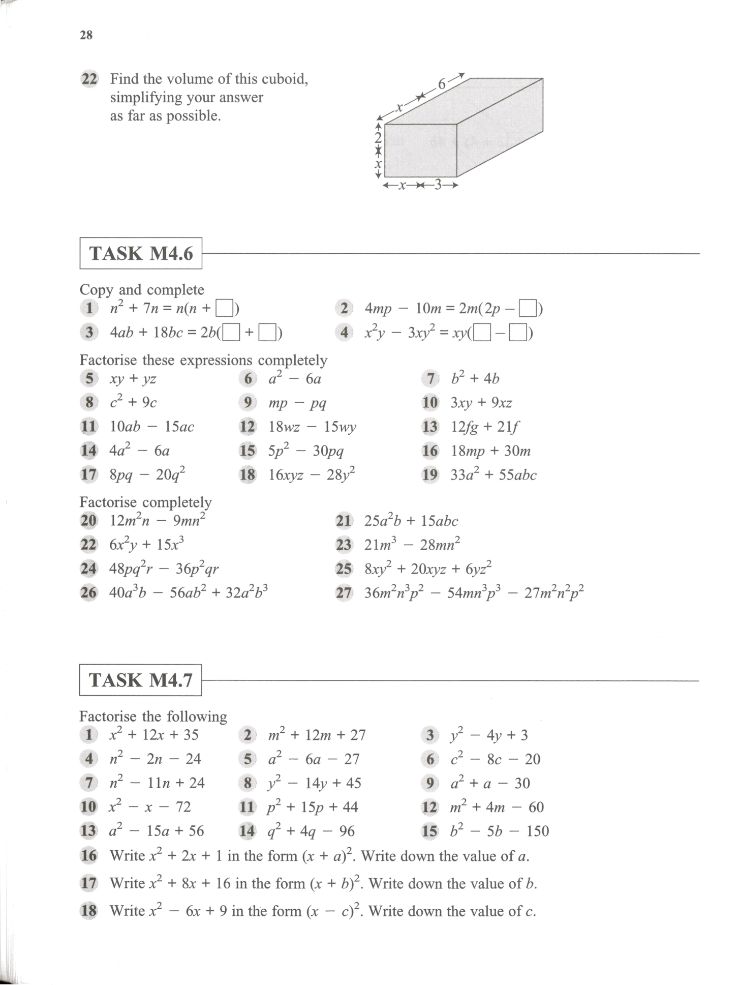 Essential Mathematics for GCSE - Higher - Homework Book